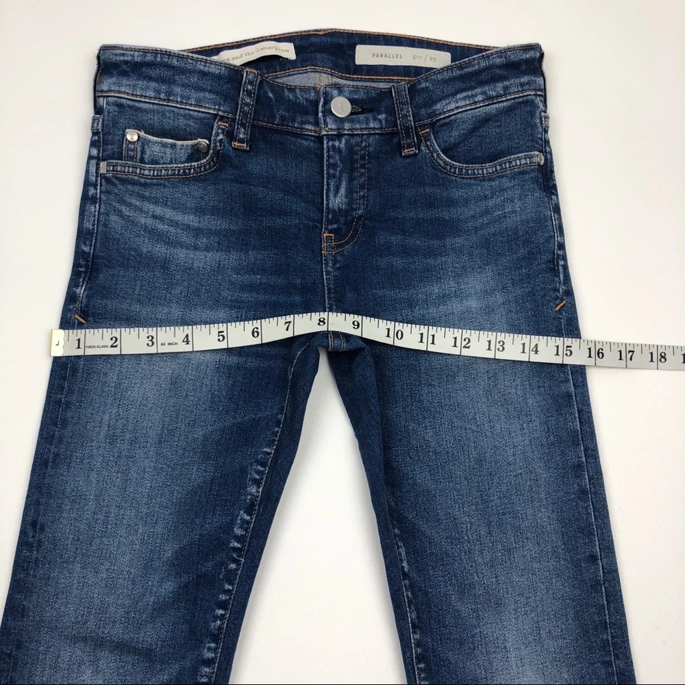 Anthro Pilcro Parallel Selvage Mid-Rise Jeans - Picture 5 of 9